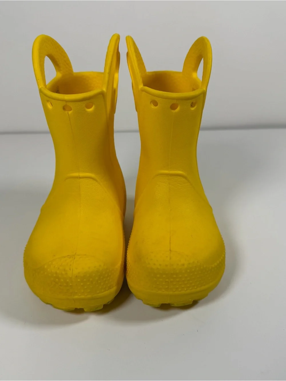 CROCS Kids Yellow Waterproof Rain Boots